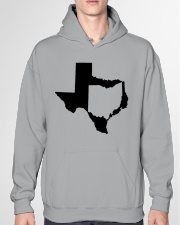 MAP OHIO IN TEXAS Hooded Sweatshirt garment-hooded-sweatshirt-front-04