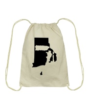 MAP PUERTO RICO IN RHODE ISLAND Drawstring Bag tile