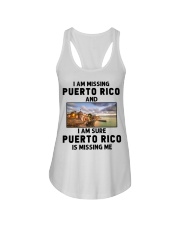 I Am Missing Puerto Rico Ladies Flowy Tank tile