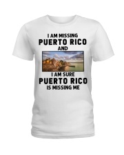 I Am Missing Puerto Rico Ladies T-Shirt tile