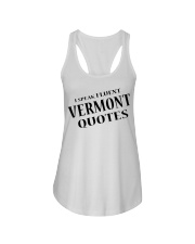 I Speak Fluent Vermont Quotes Ladies Flowy Tank tile