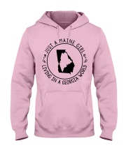 MAINE GIRL LIVING IN GEORGIA Hooded Sweatshirt front