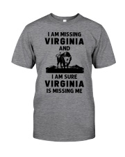 Virginia Is Missing Me Classic T-Shirt front