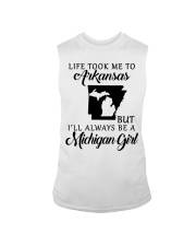 LIFE TOOK TO ARKANSAS BE A MICHIGAN GIRL Sleeveless Tee tile
