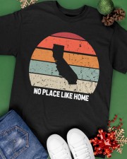 California No Place Like Home Classic T-Shirt apparel-classic-tshirt-lifestyle-back-69