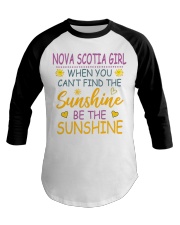 Nova Scotia Girl- Be The Sunshine Baseball Tee tile