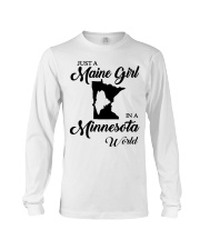 MAINE GIRL IN MINNESOTA Long Sleeve Tee tile