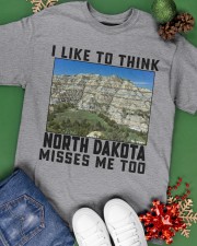 North Dakota Misses Me Too Classic T-Shirt apparel-classic-tshirt-lifestyle-back-69