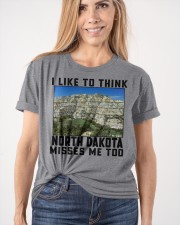 North Dakota Misses Me Too Classic T-Shirt apparel-classic-tshirt-lifestyle-front-101