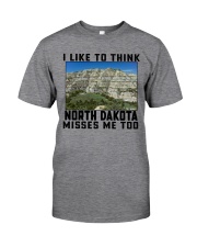 North Dakota Misses Me Too Classic T-Shirt front