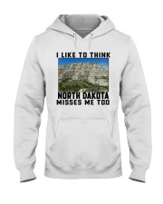 North Dakota Misses Me Too Hooded Sweatshirt tile
