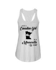 CANADIAN GIRL IN MINNESOTA Ladies Flowy Tank tile