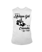 MICHIGAN GIRL IN CANADA Sleeveless Tee tile