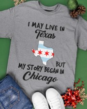 Began In Chicago - Live In Texas Classic T-Shirt apparel-classic-tshirt-lifestyle-back-69