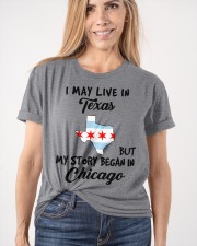 Began In Chicago - Live In Texas Classic T-Shirt apparel-classic-tshirt-lifestyle-front-101