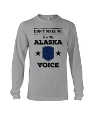 Don't make me use my Alaska voice Long Sleeve Tee tile