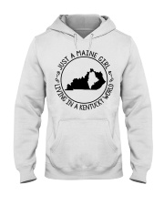 MAINE GIRL LIVING IN KENTUCKY Hooded Sweatshirt tile