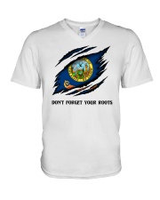 Don't Forget Your Roots - Idaho V-Neck T-Shirt tile