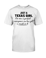 Texas Girl - No One Is Perfect Classic T-Shirt tile
