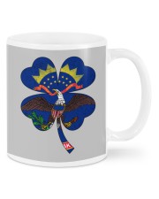 Flag North Dakota Four Leaf Clover Mugs tile