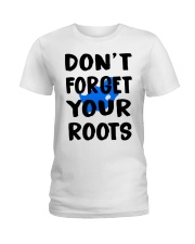 South Africa Map Don't Forget Your Roots Ladies T-Shirt tile