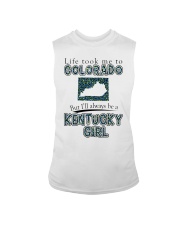 Kentucky Girl Life Took Me To Colorado Sleeveless Tee tile