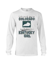 Kentucky Girl Life Took Me To Colorado Long Sleeve Tee tile