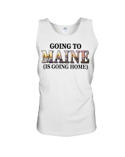 Going To Maine Landscape Unisex Tank tile