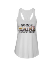 Going To Maine Landscape Ladies Flowy Tank tile