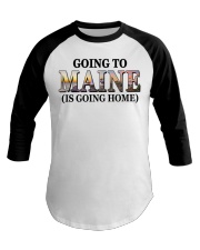 Going To Maine Landscape Baseball Tee tile