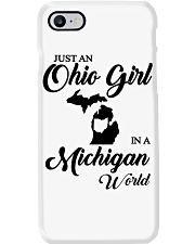 OHIO GIRL IN MICHIGAN Phone Case tile
