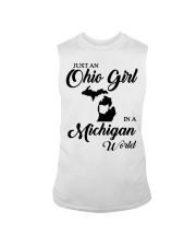OHIO GIRL IN MICHIGAN Sleeveless Tee tile