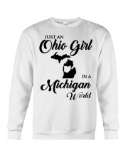 OHIO GIRL IN MICHIGAN Crewneck Sweatshirt tile
