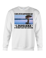 Louisiana Only Place Lives In Me Crewneck Sweatshirt tile