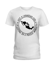 CANADIAN GIRL LIVING IN MEXICO Ladies T-Shirt tile