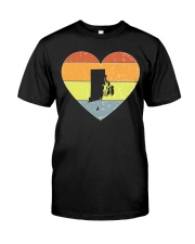 Rhode Island - Heart Vintage Classic T-Shirt front