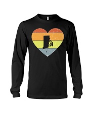 Rhode Island - Heart Vintage Long Sleeve Tee tile
