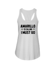 Amarillo Is Calling Ladies Flowy Tank tile