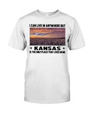 Kansas Only Place Lives In Me Classic T-Shirt tile