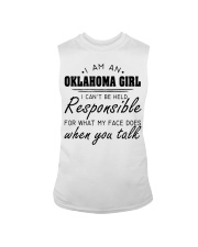 Oklahoma girl can't be held responsible Sleeveless Tee tile