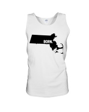 Massachusetts - Born Unisex Tank tile
