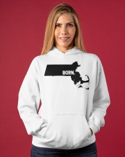 Massachusetts - Born Hooded Sweatshirt apparel-hooded-sweatshirt-lifestyle-front-86