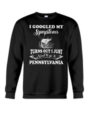 Google My Symptoms - Go To Pennsylvania Crewneck Sweatshirt tile