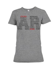 Arkansas cities Premium Fit Ladies Tee tile