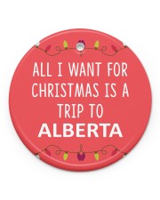 A Trip To Alberta Circle ornament - single (porcelain) front
