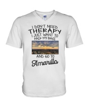 Pack My Bags - Go To Amarillo V-Neck T-Shirt tile