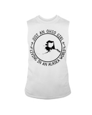 OHIO GIRL LIVING IN ALASKA Sleeveless Tee tile