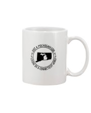 MICHIGAN GIRL LIVING IN CONNECTICUT Mug tile