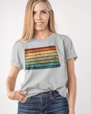 Retro North Dakota Classic T-Shirt apparel-classic-tshirt-lifestyle-front-100