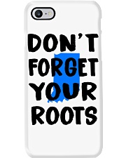 Indiana Map Don't Forget Your Roots Phone Case tile